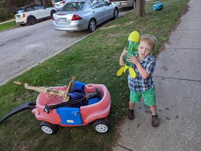Gardena pop bottle water rocket