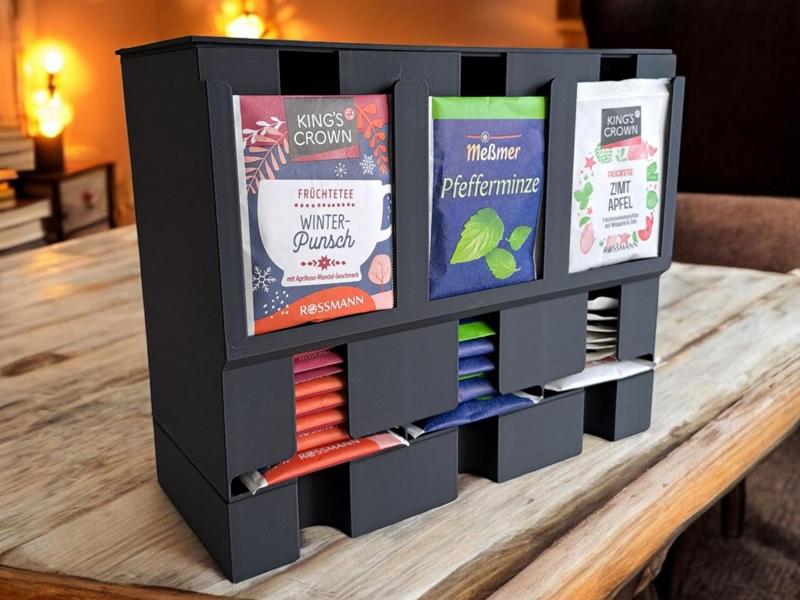 Modern Tea Organizer, Tea Dispenser