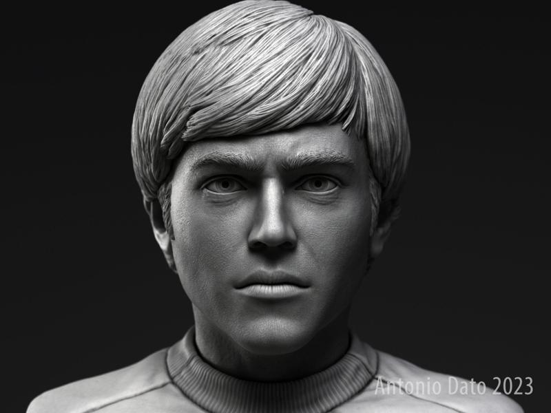 Walter Koenig as Pavel Chekov Bust Printable 3D Model