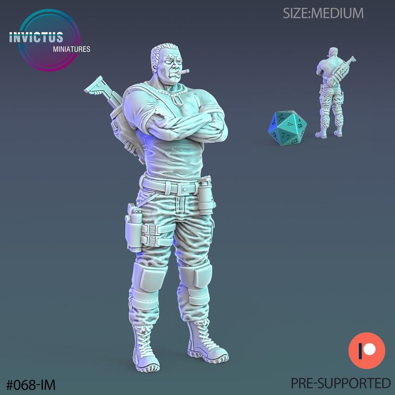 Soldier Squad Leader / Space Officer / Cyberpunk Warrior / Invasion Army / Trooper Attack / Sci-Fi Encounter