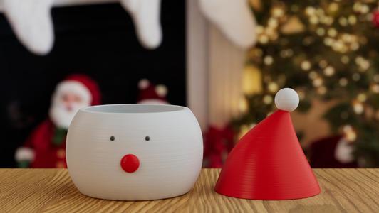 Christmas candy bowl