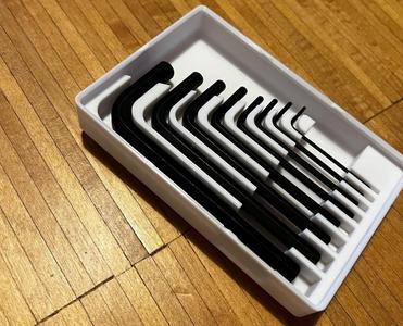 2x3x3 Gridfinity Box Allen Key 1,5-8mm