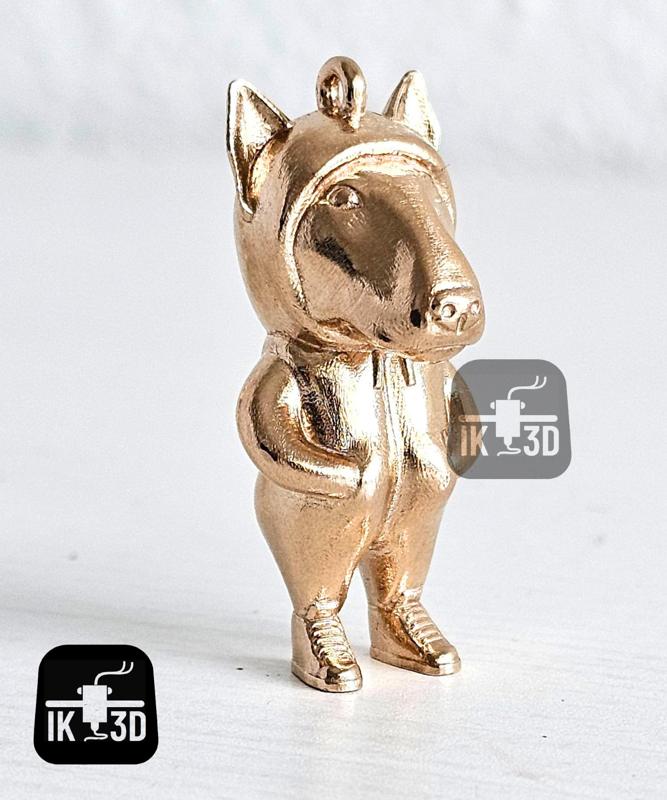 Street Dogz - Bull Terrier Keychain