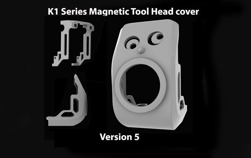 K1 Series Quick release magnetic tool head cover.