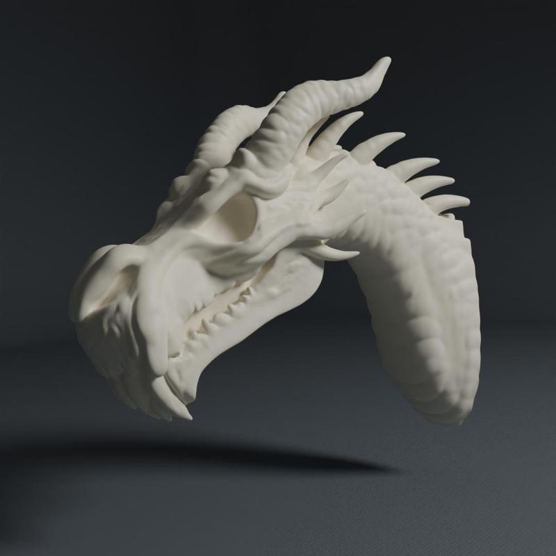 AI Skull Collection - Dragon Skull 2