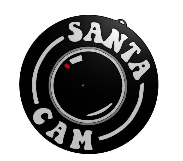 Santa Cam Ornament