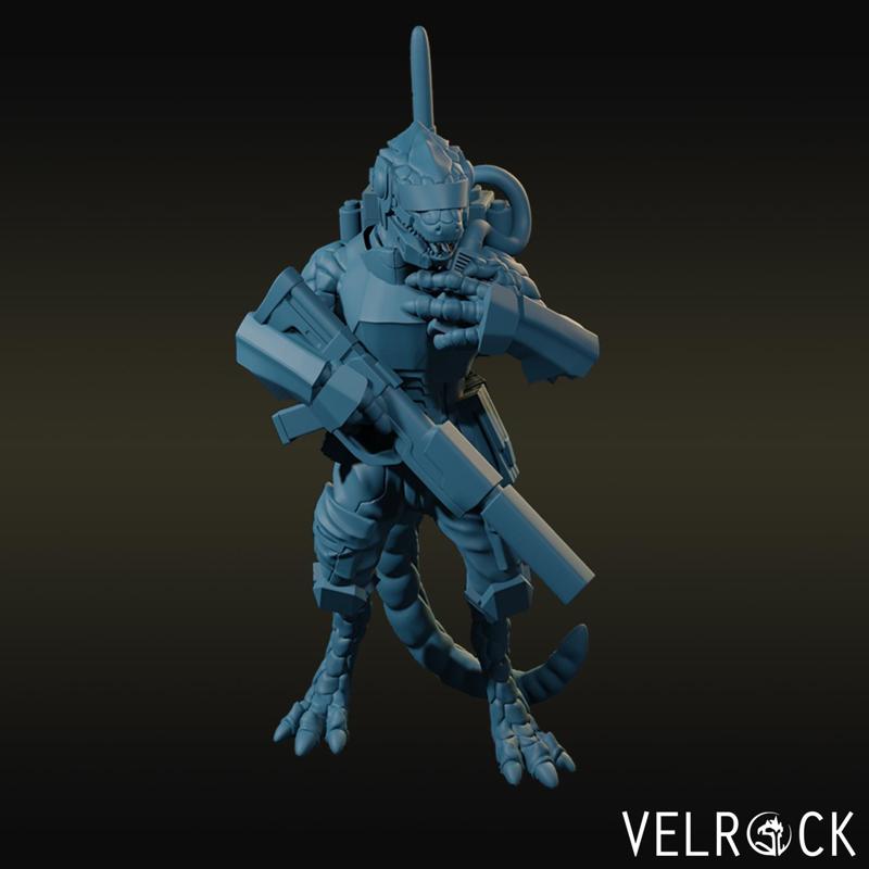 Reptilian Soldier Technician V1