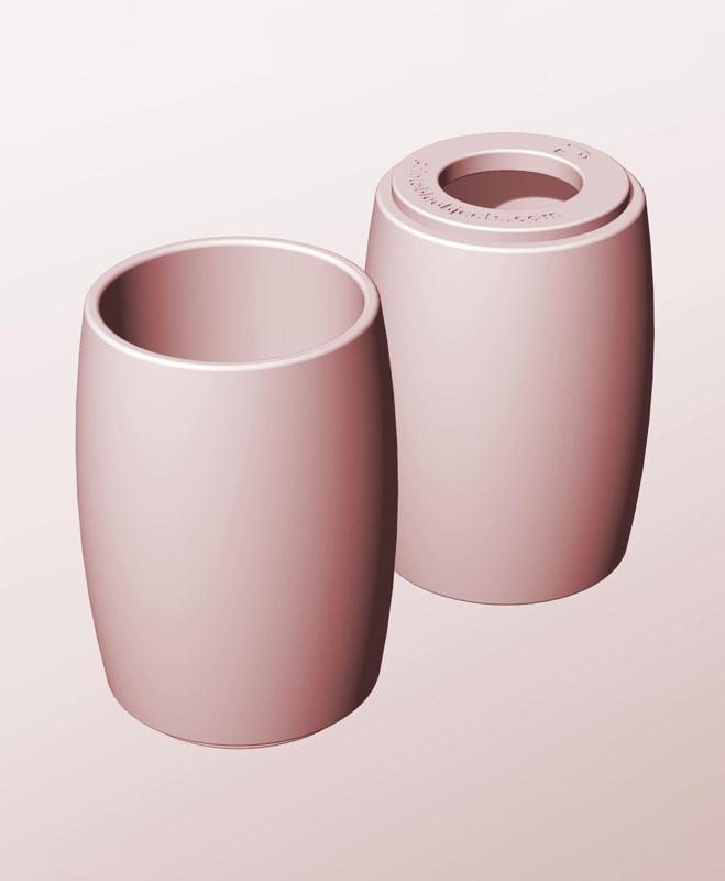 CR68-115-P Modular pierced component container modern decor