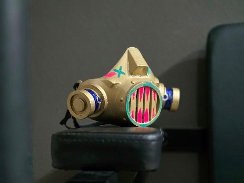 Jinx Gas Mask _ Arcane Cosplay Mask ×͜×