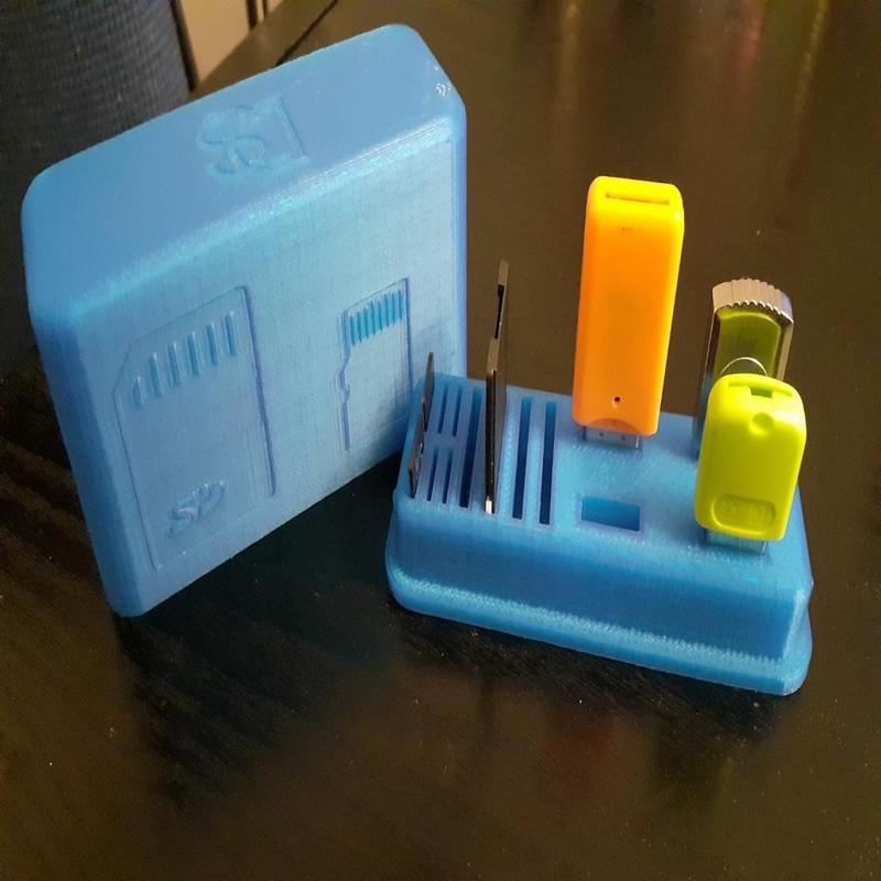 USB SD organiser