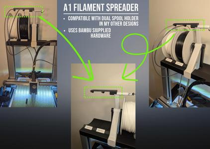 A1 Spool Holder Extension Spreader/Guide Arm 
