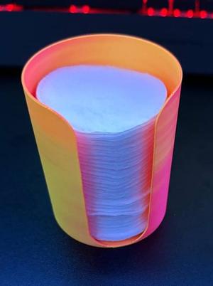 Cotton pads stand