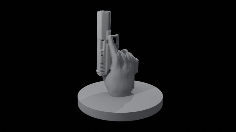 Glock G20 Stand / Deco