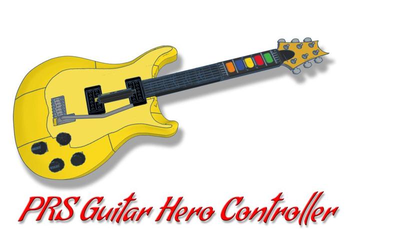 Clone Hero / Guitar Hero Controller - Paul Reed Smith (PRS)