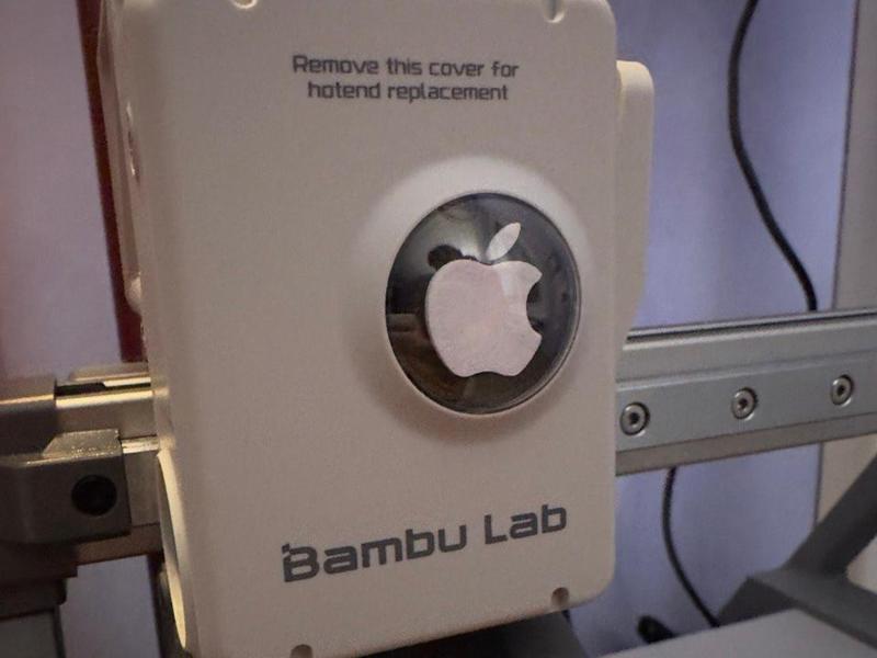 A1/A1 Mini extrusion wheel eye - Apple Logo White