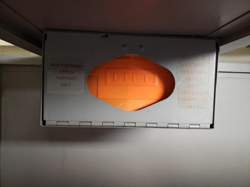 Emergency Escape Breathing Device (EEBD) for museum exhibit