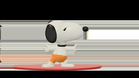Snoopy Surfing