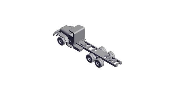 1/72 Scale M63 5 Ton Chassis.stl