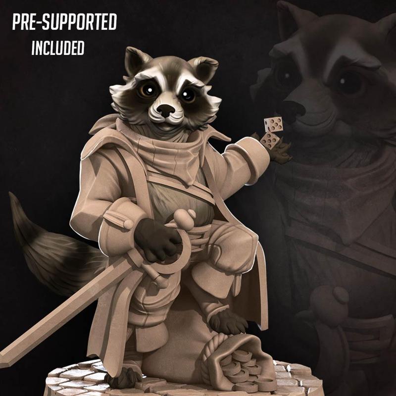 [Free] [Humblewood] Raccoonfolk Thief