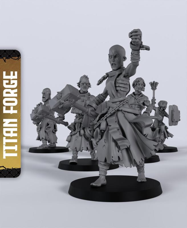 Crusade Fanatics - With Free Dragon  - 5e DnD Inspired for RPG and Wargamers