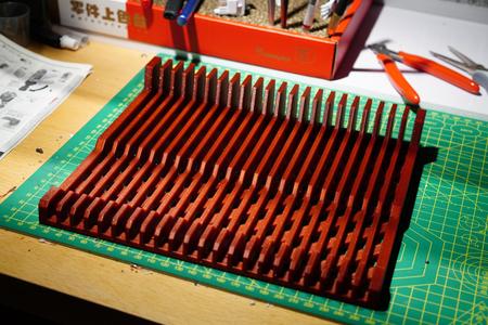Assembly Model Plate Stand - plastic model parts stand