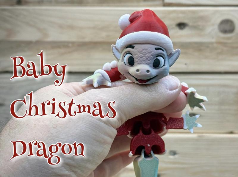 Baby Christmas Dragon