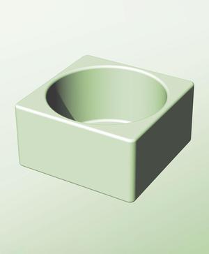 CS128-75 Stackable bin box module for creative home decor 3d print stl