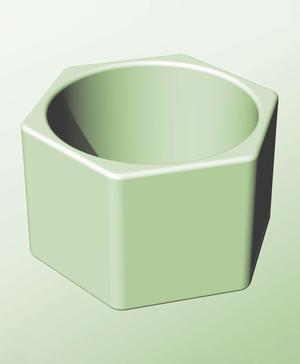 CH128-95 Container modular stackable module for 3d printing makers