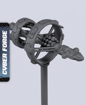 Spaceship Nucleon - With Free Cyberpunk  - Sci-Fi Gift Ideas for RPG and Wargamers