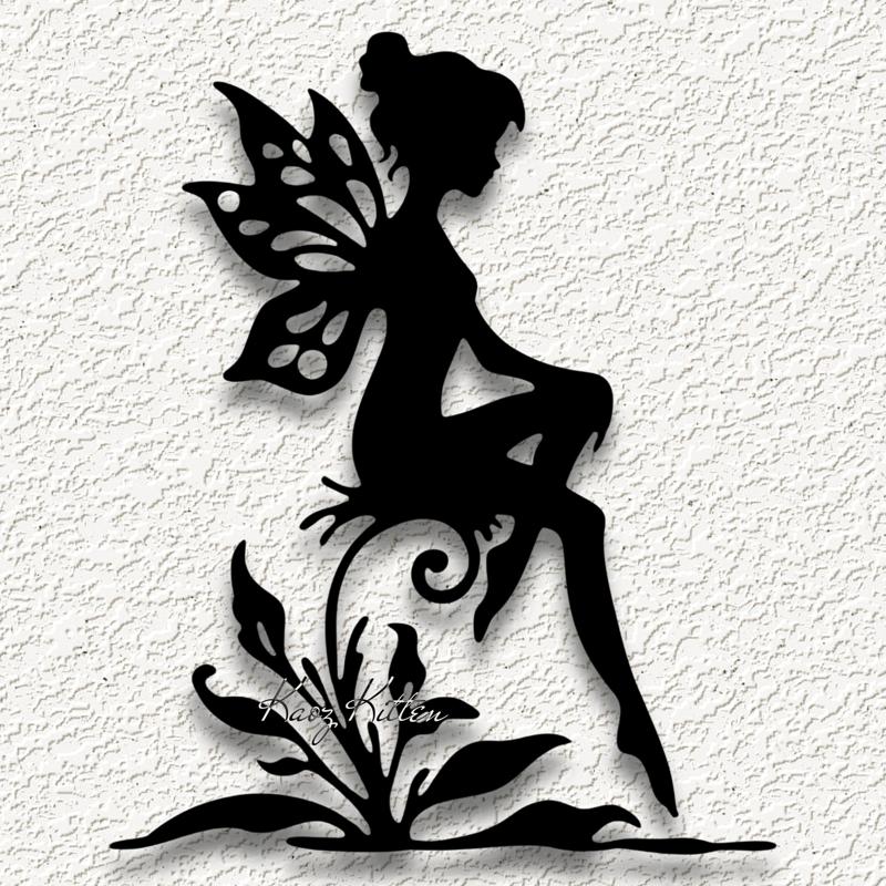 forest fairy sprite garde wall art home decorant.stl