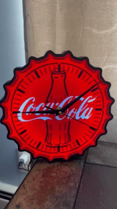 Coke LightBox Clock