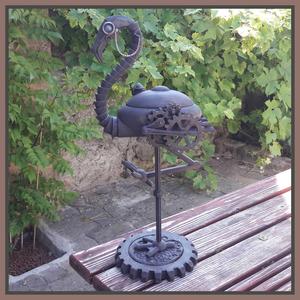 mechanical flamingo