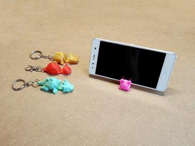 Keychain / Smartphone Stand 