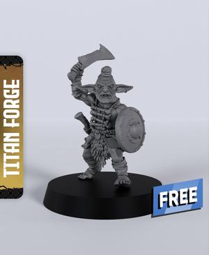 Goblin Fighter - With Free Dragon  - 5e DnD Inspired for RPG and Wargamers