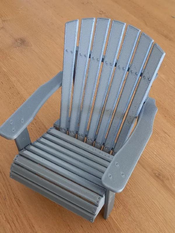 Adirondack chair (1:5 scale) with dowels   