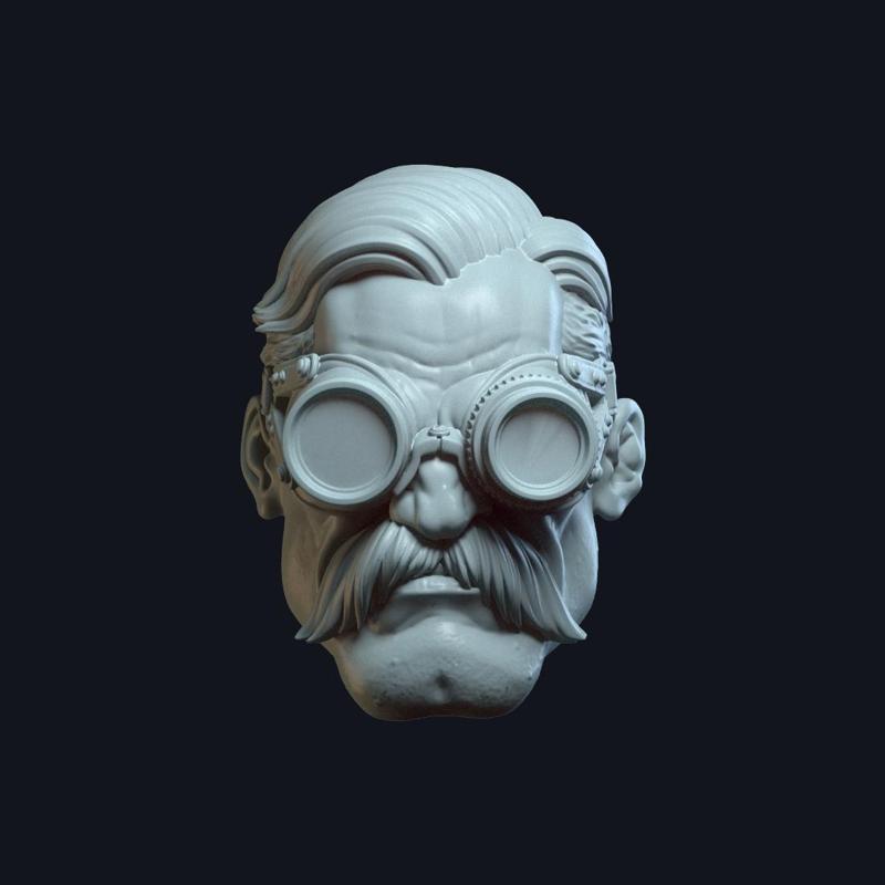 Dex v5 Action Figure Head