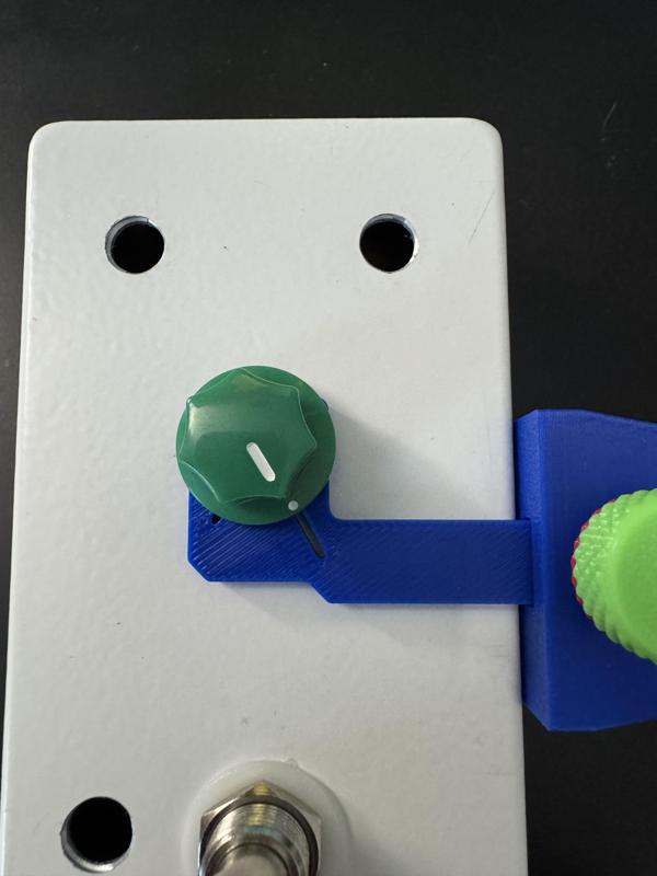 Guitar Pedal Knob Positioner