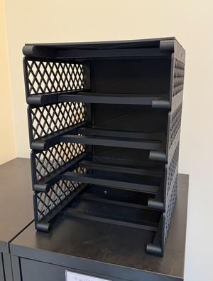 Shelves for Stackable Gridfinity 5x5 small parts box