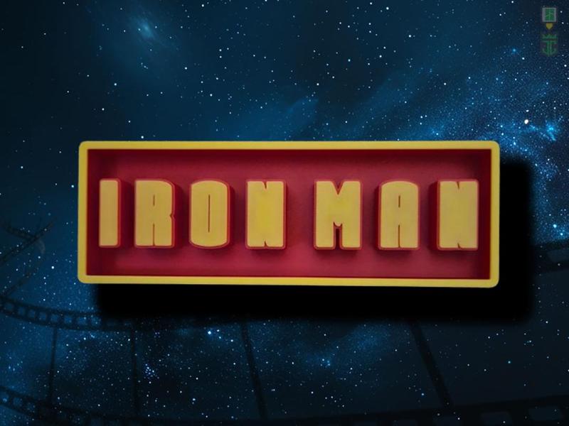 Ironman Cinema Film Room Sign Box