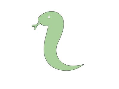 2D Snake Logo