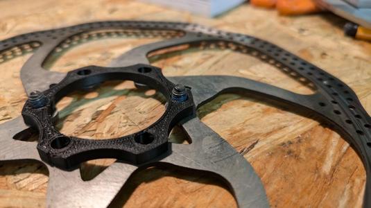 Boost conversion kit for break rotor and 15mm through axle - 4mm thickness