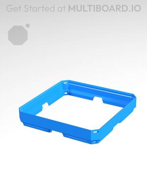 2x2x0.25 - Simple Walls - Universal Click-In Multibin Shell Extension