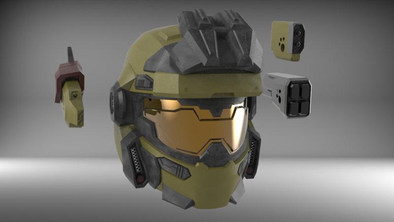 Grenadier Helmet - Jorge's Helmet - Halo: Reach