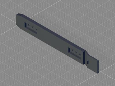 Antec P180 5.25" mounting rail