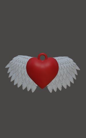 Winged Heart Ornament
