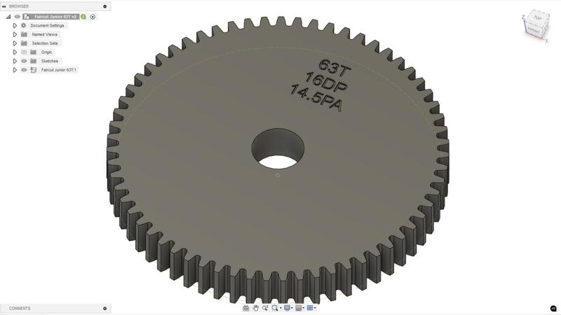 Faircut Junior Change Gears 20-80T