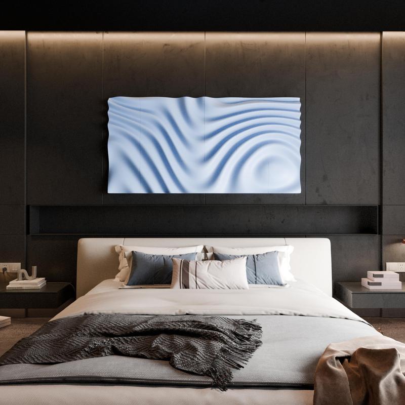 Wave Wall Art Design 