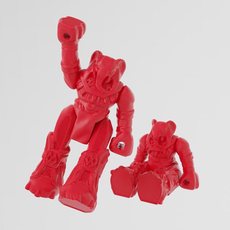 African Elephant - Animal Warriors (Print-in-place) - 3D Toy Zone