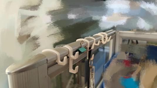 Office Partition Wall Hooks, Essential for Workers, Storage Hooks