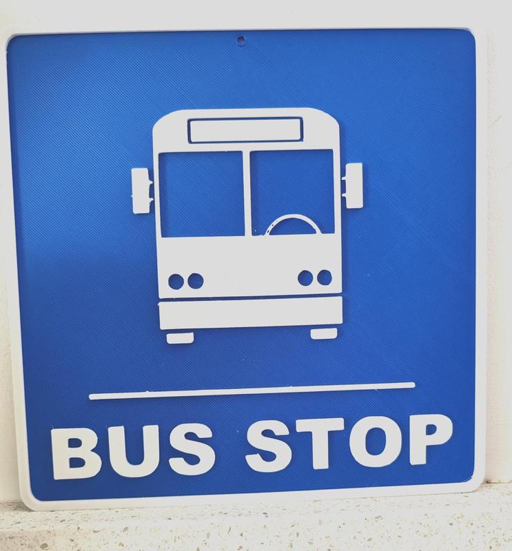 Bus Stop Sign 